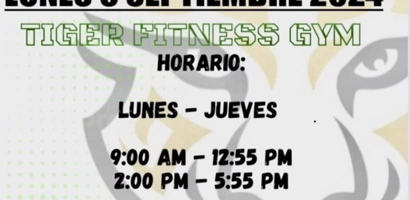 Horario del Tiger Fitness Gym Horario del Tiger Fitness Gym