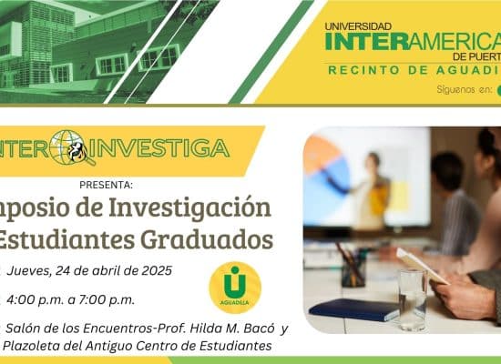 En Vivo: Sexto Simposio de Investigación de Estudiantes Graduados