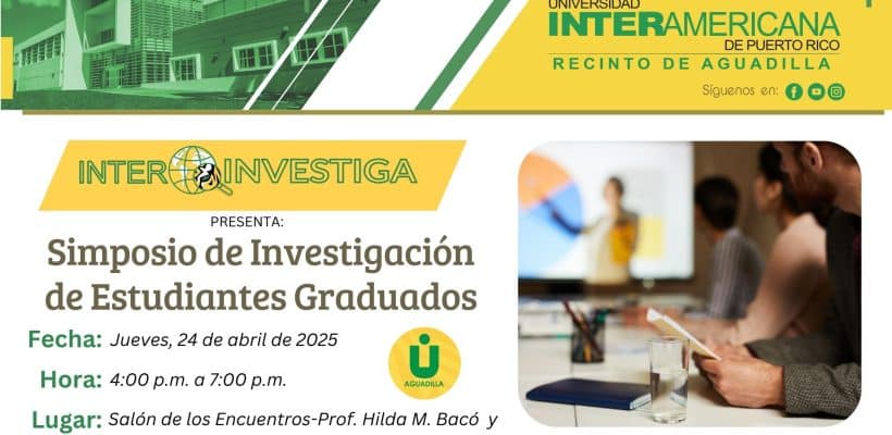 En Vivo: Sexto Simposio de Investigación de Estudiantes Graduados