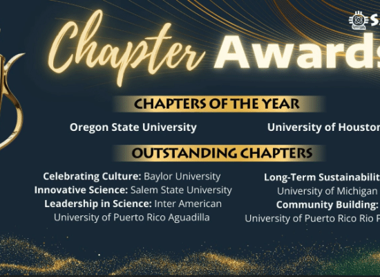 ¡Gran logro para el Capítulo Estudiantil SACNAS Inter Aguadilla!