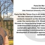 Paola Del Mar, estudiante investigadora y destacada de nuestro Recinto