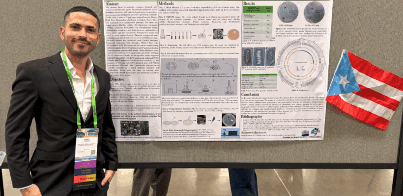 Nuestro estudiante de maestría Axwel Deliz, presenta investigación en Columbus, Ohio